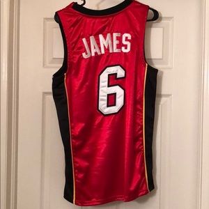 LeBron James Heat adult jersey